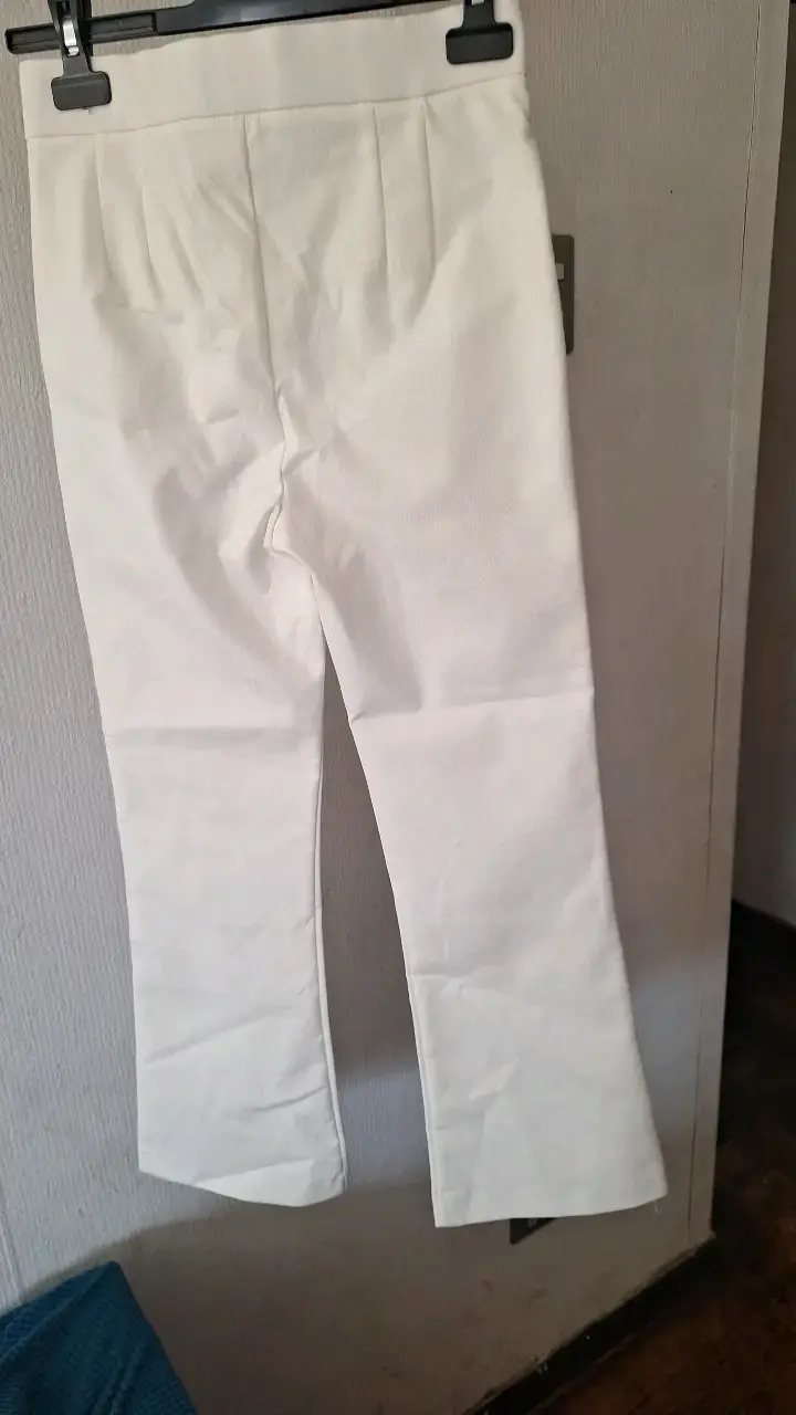 Pantalones blancos de vestir para mujer - 2