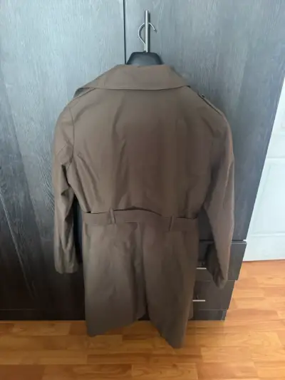 Abrigo trench marrón Zibel para mujer - miniatura 2