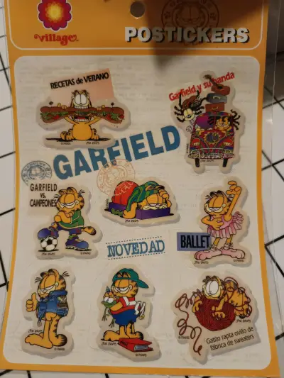 Set de stickers village Snoopy, Barbie y Garfield - miniatura 2