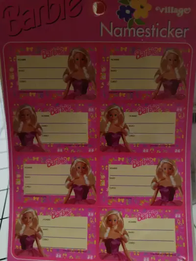 Set de stickers village Snoopy, Barbie y Garfield - miniatura 4