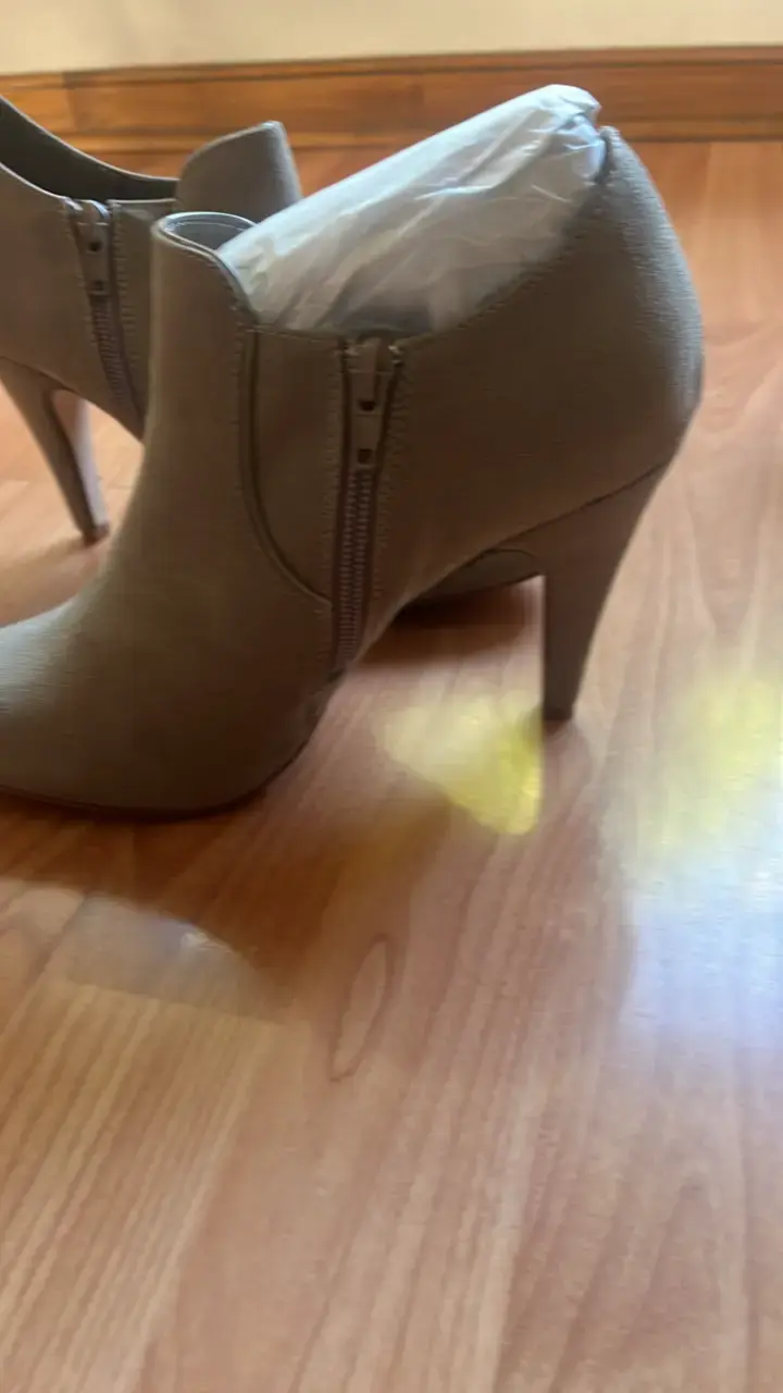Botines de tacón alto color beige/ 40/ MARITTIMO - 2