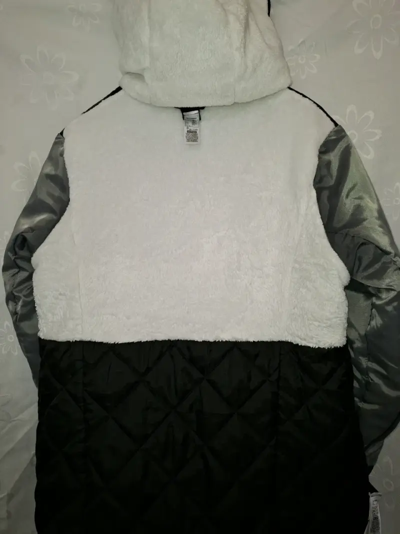 Chaqueta Decathlon Quechua negra con forro polar - 5
