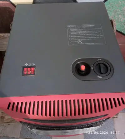 Calefactor Toyotomi híbrido rojo - miniatura 3