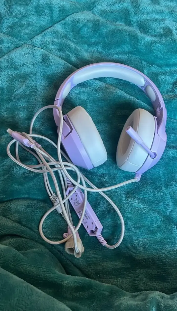 Audífonos gamer Onikuma K9 con orejas de gato - 2