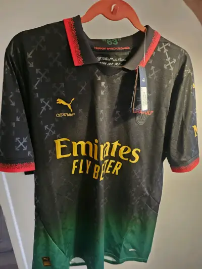 Camiseta Puma Off-White AC Milan edición especial - miniatura 1