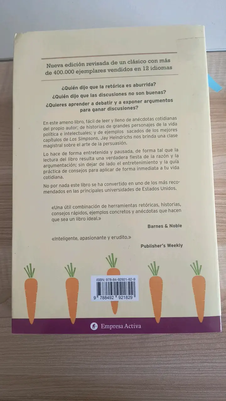 Libro ¡Gracias por Discutir! de Jay Heinrichs - 2