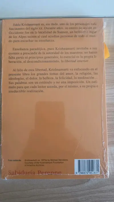 Libro 'La Libertad Interior' de Krishnamurti - miniatura 2