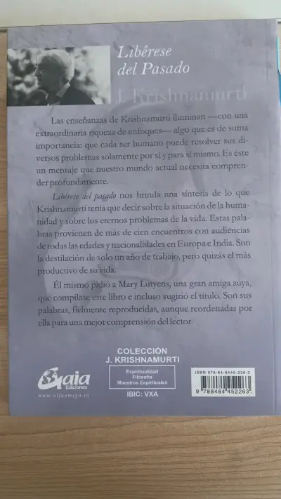 Libro 'Libérese del Pasado' de J. Krishnamurti - miniatura 2