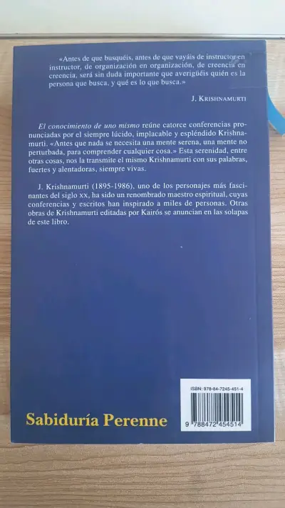 Libro 'El Conocimiento de Uno Mismo' - miniatura 2