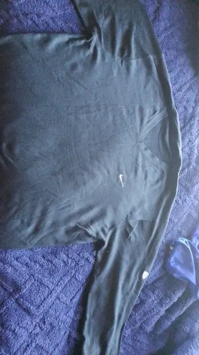 Polerón negro Nike de hombre - miniatura 1