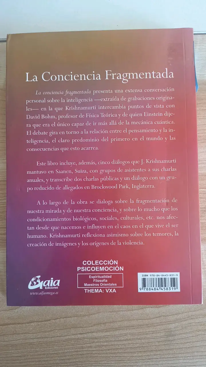Libro 'La Conciencia Fragmentada' - 2