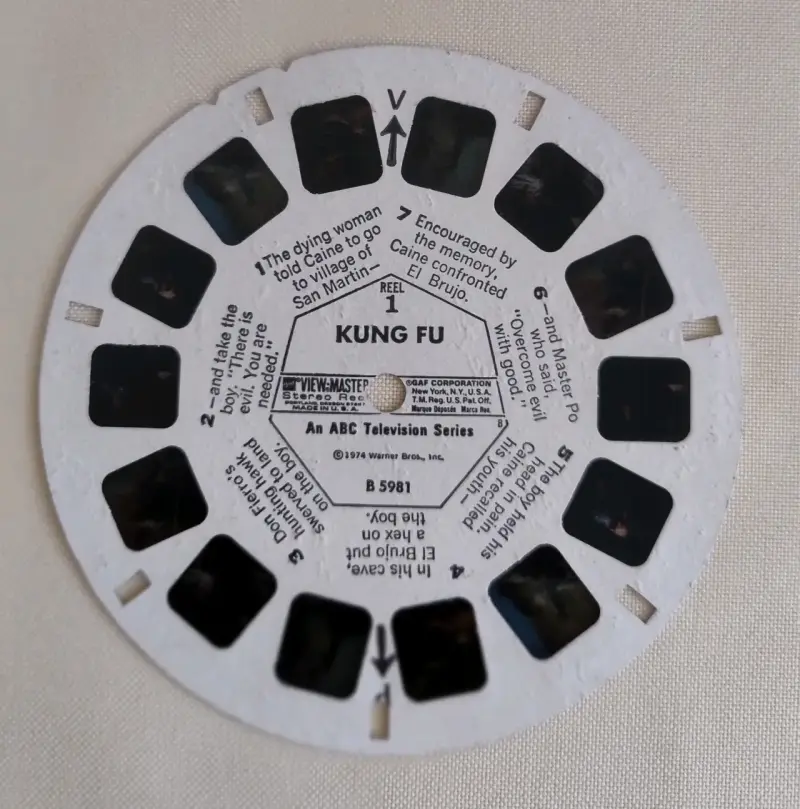Set de discos View-Master Kung Fu vintage - 4