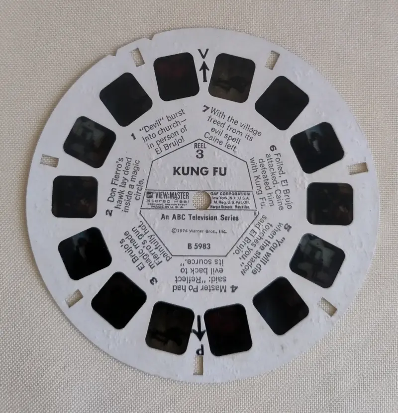 Set de discos View-Master Kung Fu vintage - 5