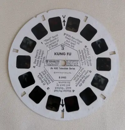 Set de discos View-Master Kung Fu vintage - miniatura 5
