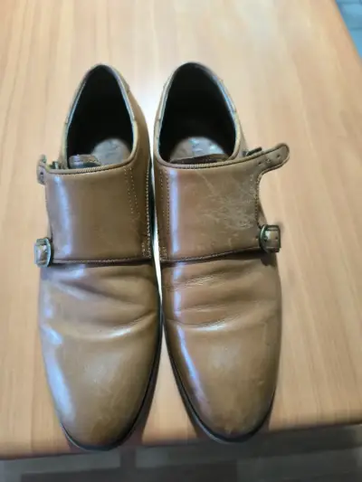 Zapatos formales de cuero marrón - miniatura 3