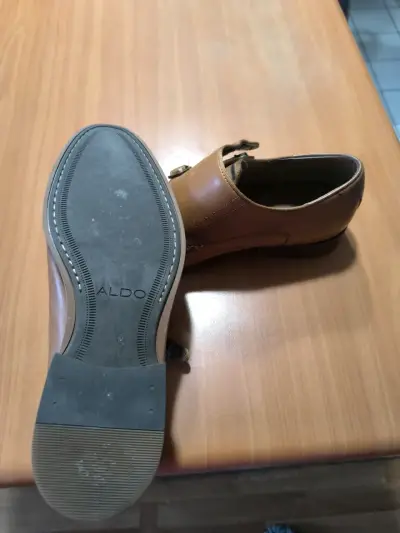 Zapatos formales de cuero marrón - miniatura 4