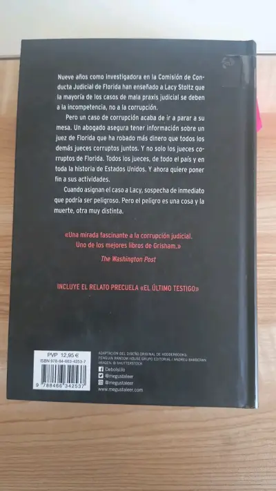 Libro 'El Soborno' de John Grisham - miniatura 2