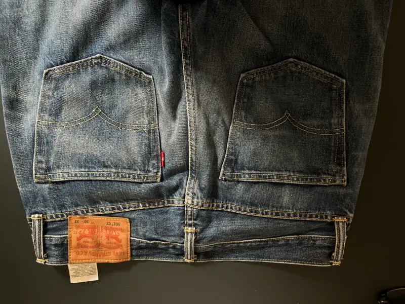 Jeans Levi's 501 CT azul pre lavado - 2