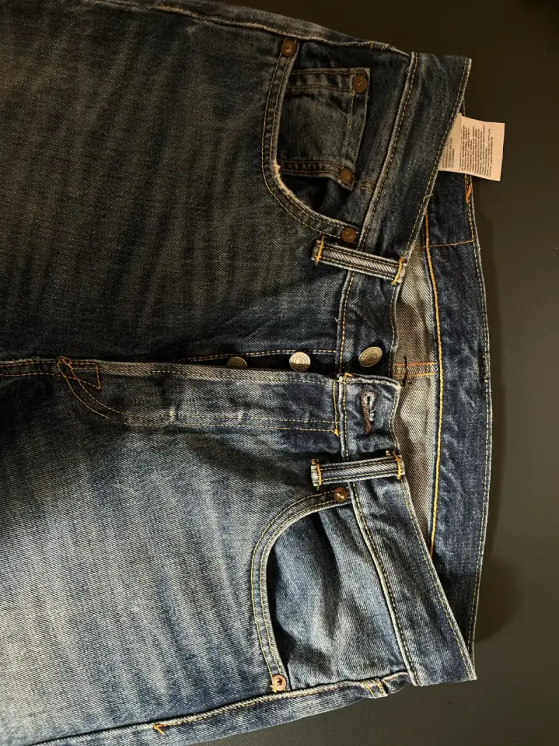 Jeans Levi's 501 CT azul pre lavado - 4