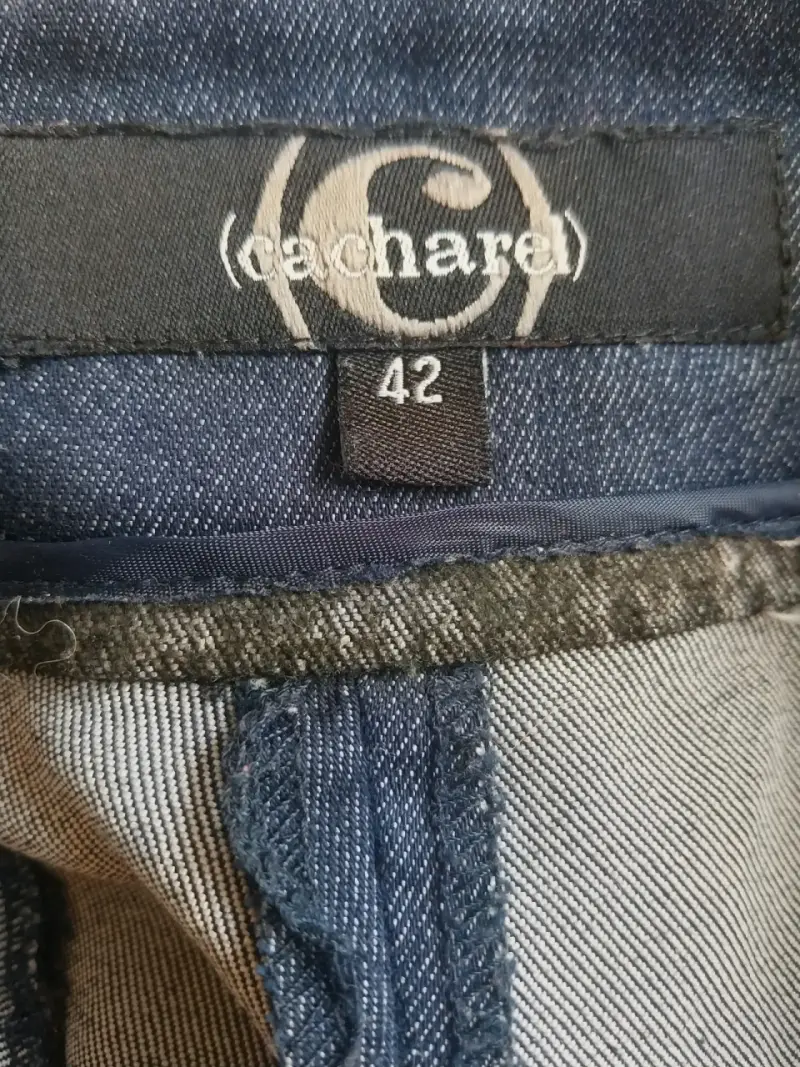 Pantalones de mezclilla azul oscuro - 4