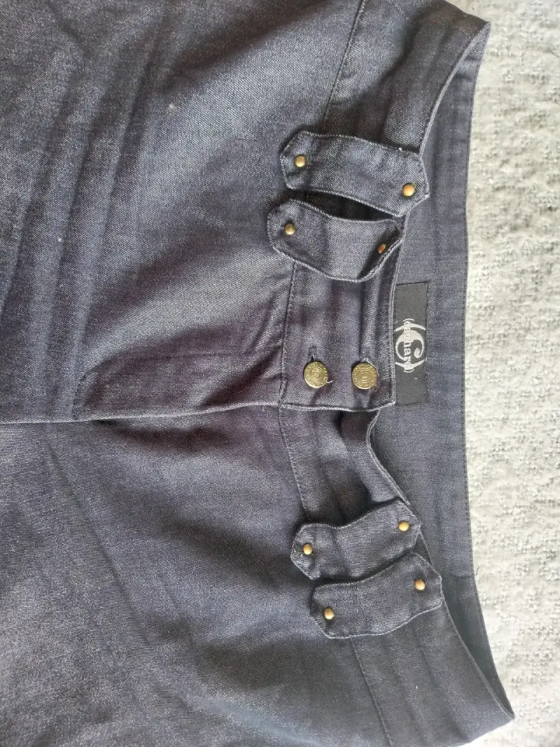 Pantalones de mezclilla azul oscuro - 6