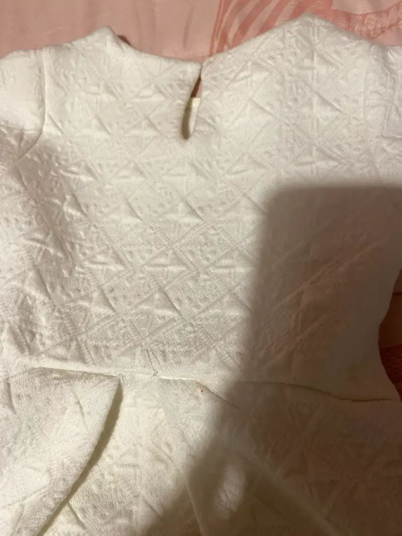 Vestido blanco para niña - 4