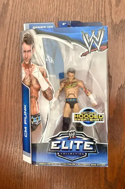 Figura Wwe CM Punk elite series #29 - miniatura 1