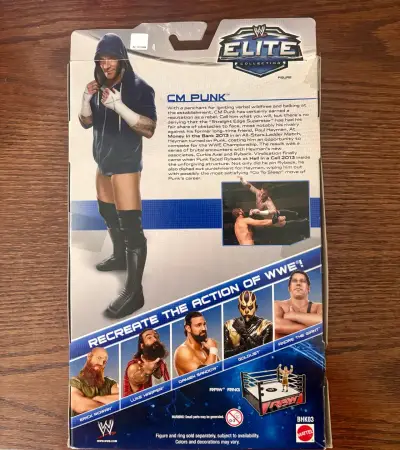 Figura Wwe CM Punk elite series #29 - miniatura 5