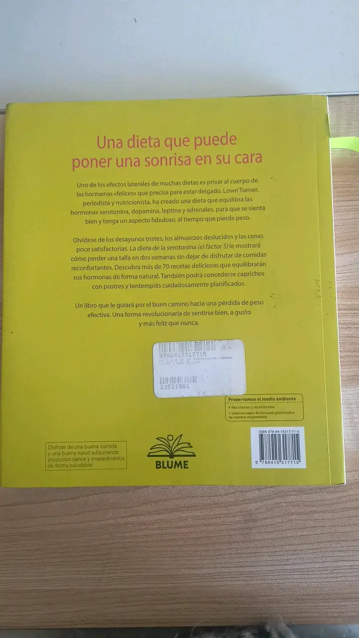 Libro 'La dieta de la serotonina' de Lowri Turner - 2