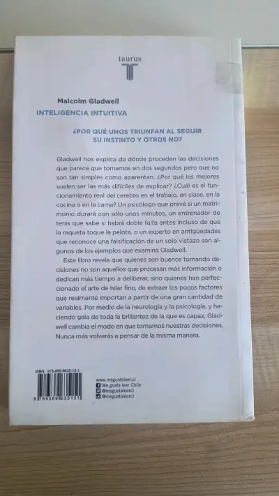 Libro 'Inteligencia Intuitiva' de Malcolm Gladwell - miniatura 2