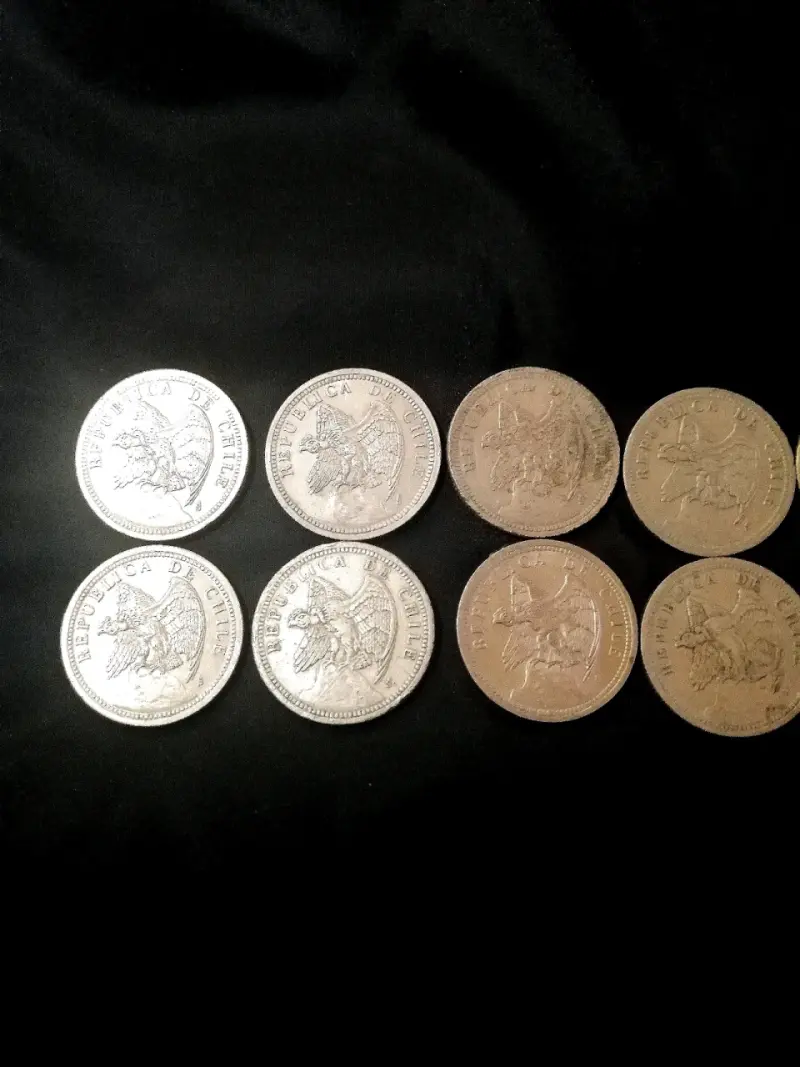 Monedas antiguas de Chile colección - 2
