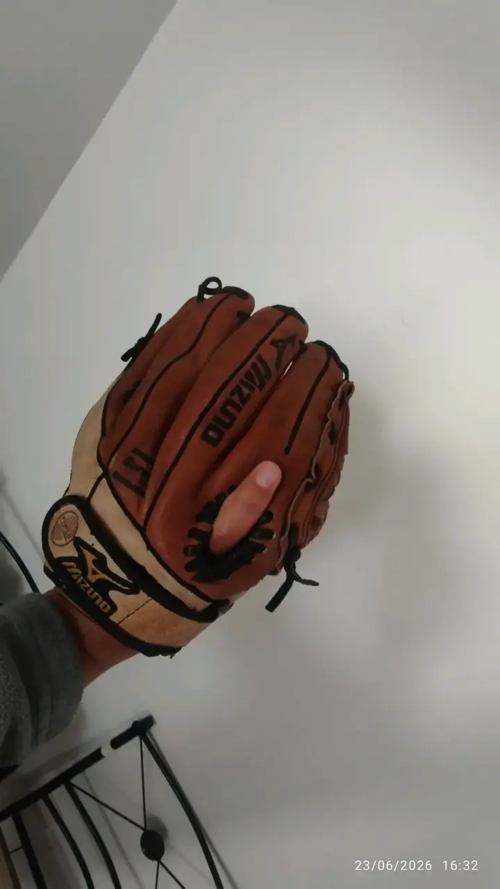 Guante de béisbol Mizuno de cuero - 5
