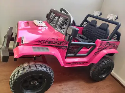 Jeep eléctrico infantil 4x4 Sport rosa - miniatura 1
