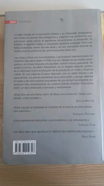 Libro 'Se acabó el recreo' de Mario Waissbluth - miniatura 2