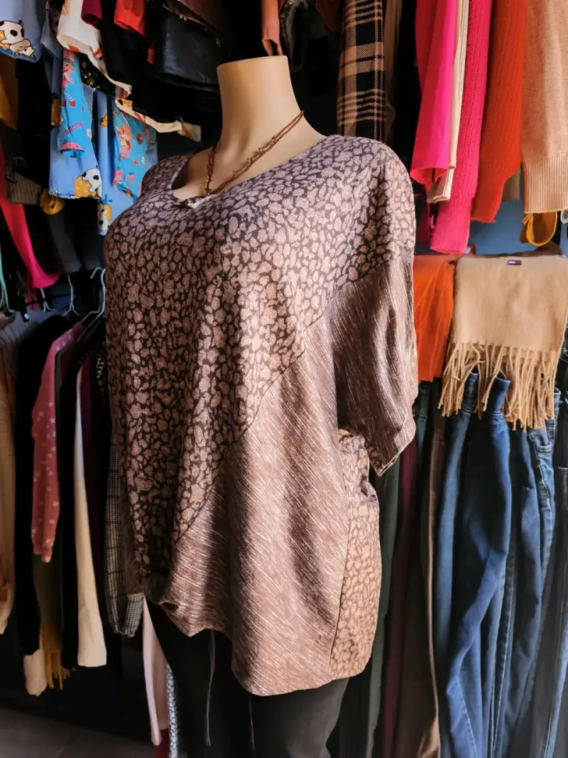 Suéter estampado animal print para mujer - 5