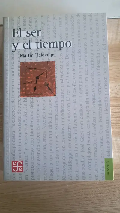 Libro 'El ser y el tiempo' de Heidegger - miniatura 1