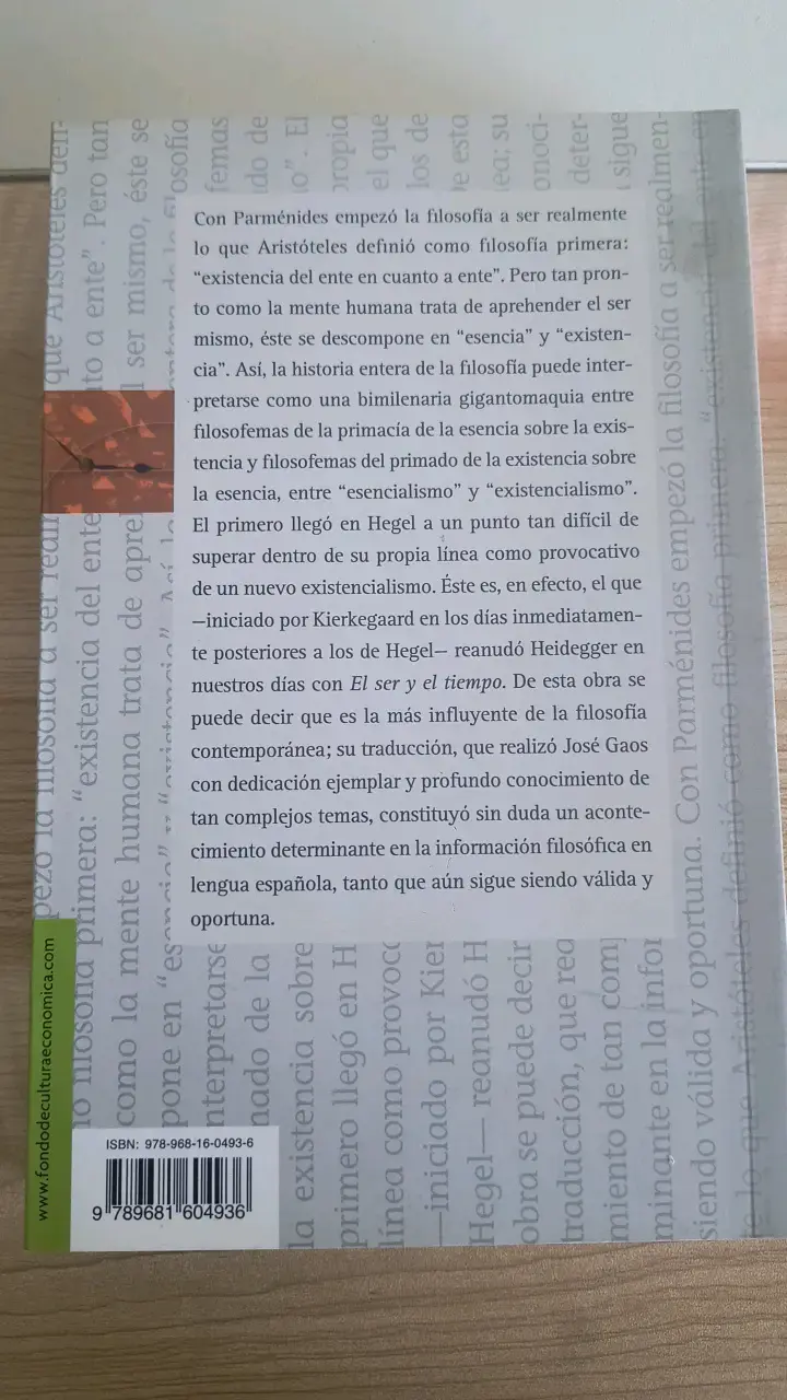 Libro 'El ser y el tiempo' de Heidegger - 2