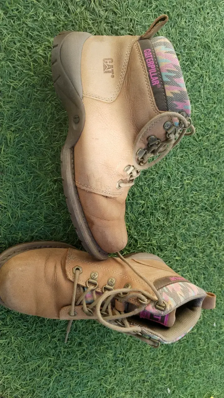Botas Caterpillar de cuero marrón - 3