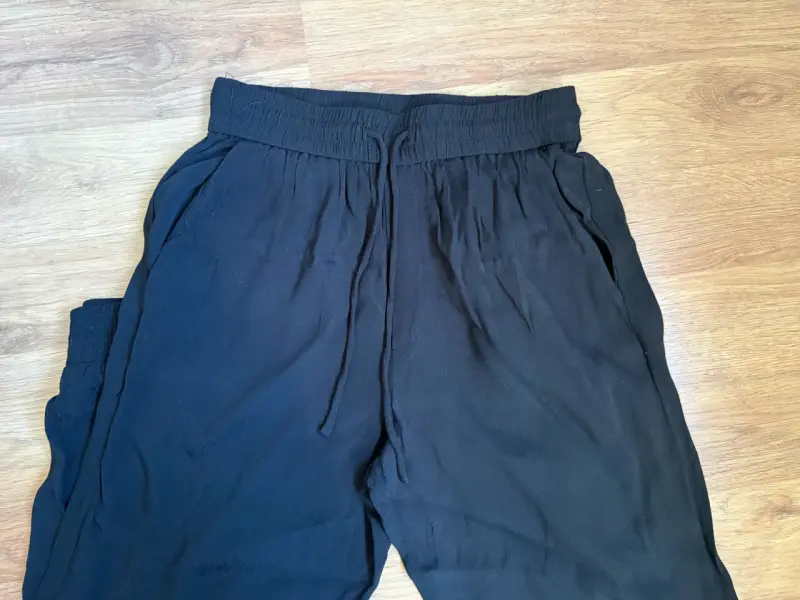 Pantalones ocasional negros mujer - 2