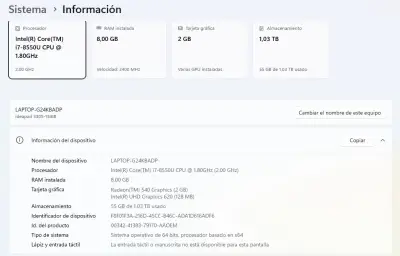 Notebook Lenovo con pantalla amplia y teclado numérico - miniatura 4