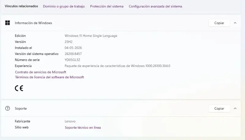Notebook Lenovo con pantalla amplia y teclado numérico - 5