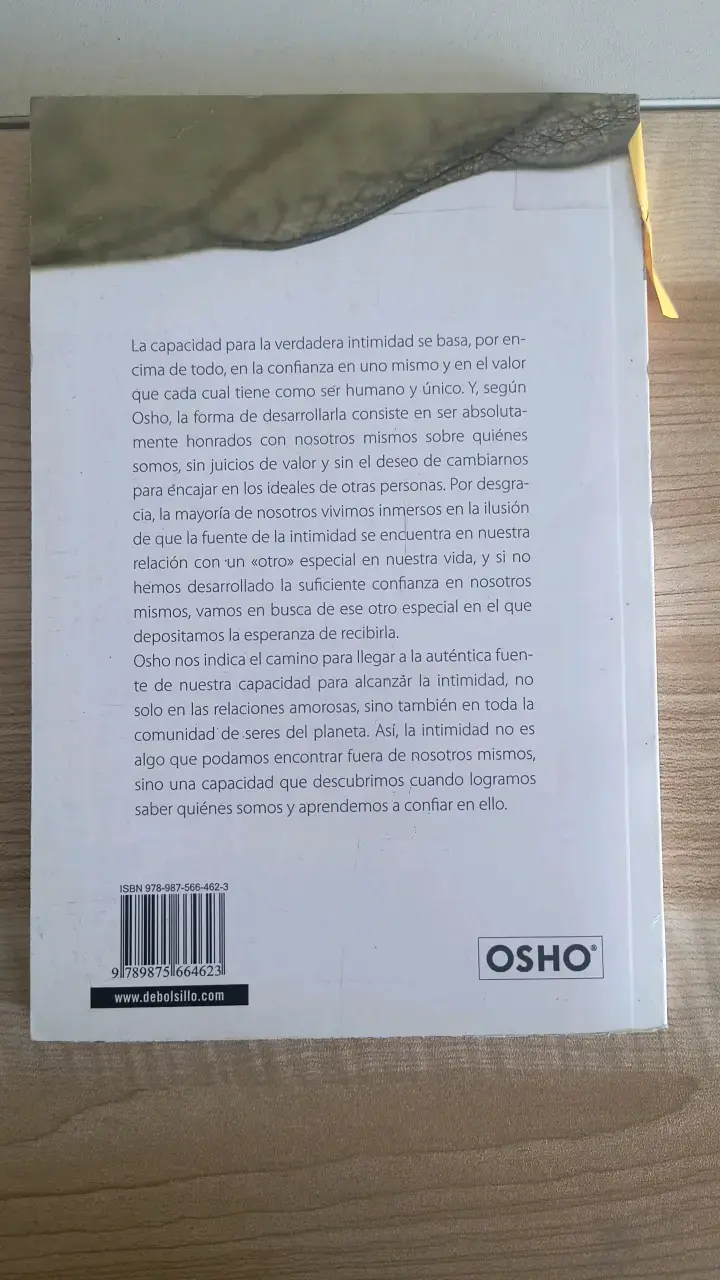 Libro 'Intimidad' de Osho en buen estado - 2