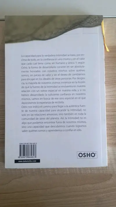 Libro 'Intimidad' de Osho en buen estado - miniatura 2
