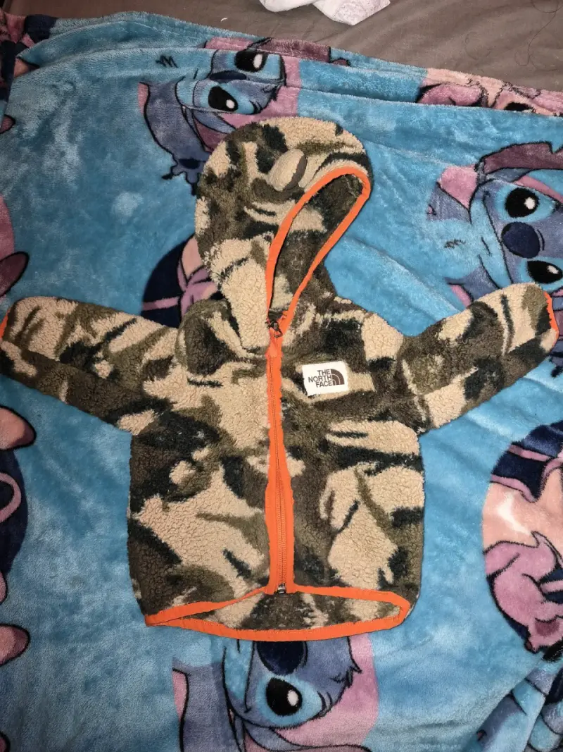 Chaqueta polar camuflada para niños The North Face