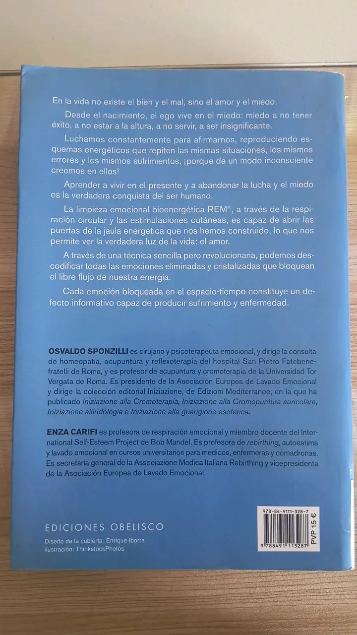 Libro Limpieza Emocional REM de Osvaldo Sponzilli - 2
