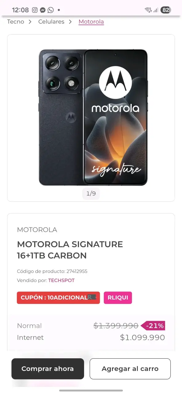 Motorola Signature Nuevo y Sellado - 4