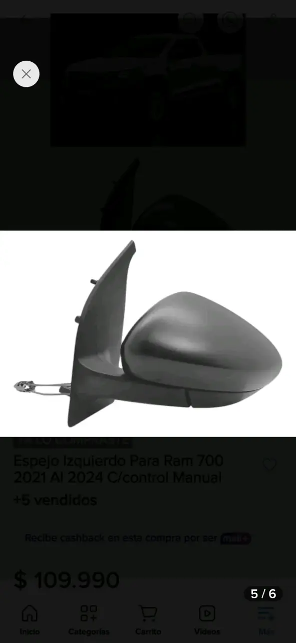Espejo retrovisor lateral para auto - 3