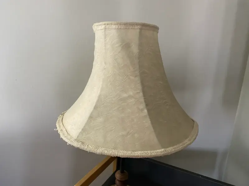 Pantalla de lámpara beige clásica - 2