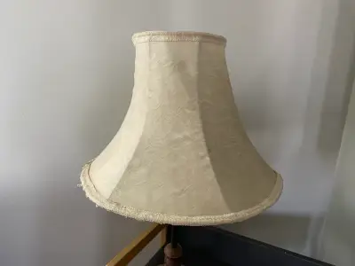 Pantalla de lámpara beige clásica - miniatura 2