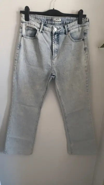 Jeans Sybilla rectos azul claro - miniatura 1